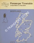 Book cover of Passenger Timetable Scotland, 5 May 1969 to 3 May 1970 by British Rail Scottish Region